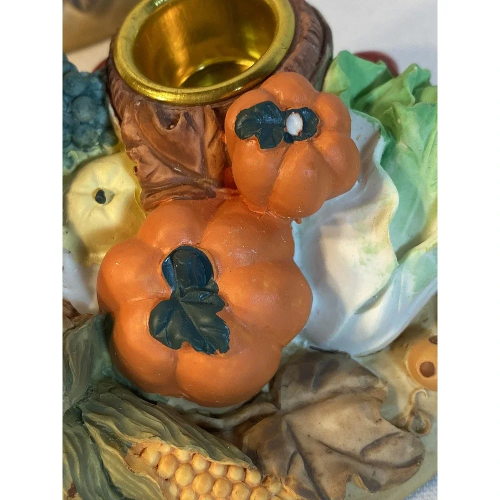 3 piece harvest candle holder table decor HCC